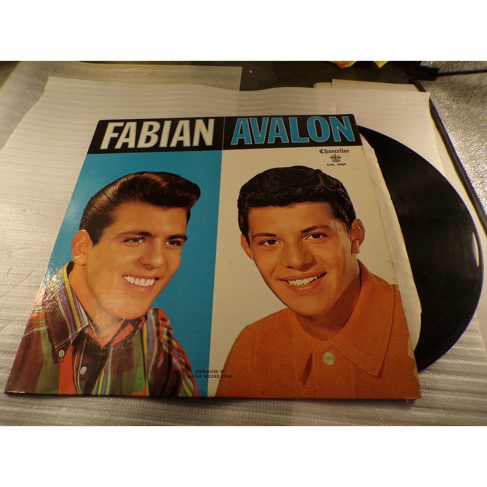 Fabian Frankie Avalon The Hit Makers Vinyl LP Chancellor CHL 5009 1959 Pop Rock